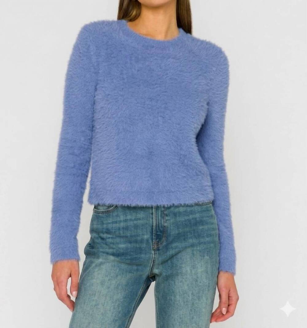 NEW VELVET HEART harmony sweater in coastal blue